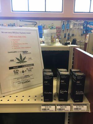 B&J Pharmacy carries CBD oil from Charlotte's Webb! Excellent quality and potency!