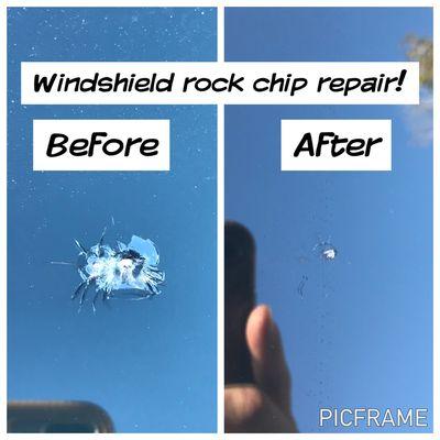 Windshield Rock Chip Repair!