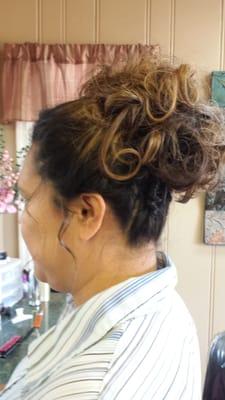 Wedding updo