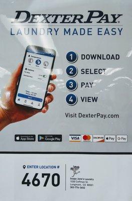 DexterPay Available