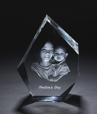 Mother and Son in Prestige Crystal