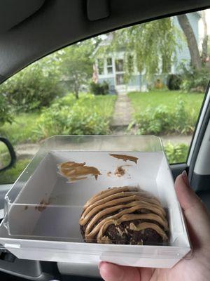 Peanut butter cookie that I got for my mom!