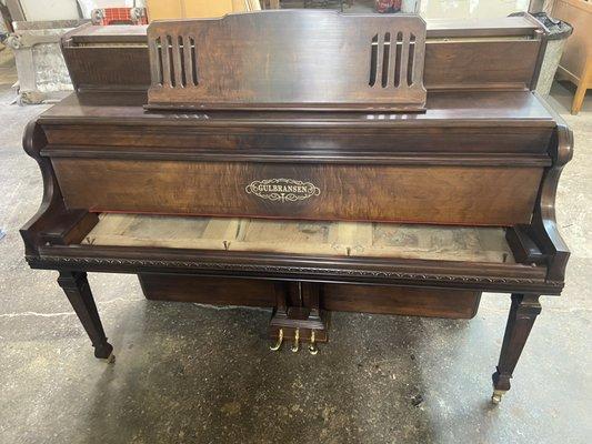 Another beautifully refinishes piano we are delivering for Hurley Piano Services.  We heard the customer LOVES it!