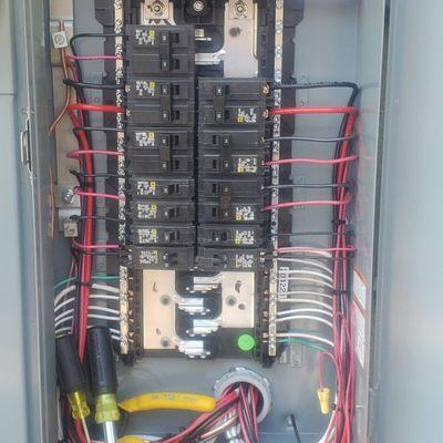 Main panel termination