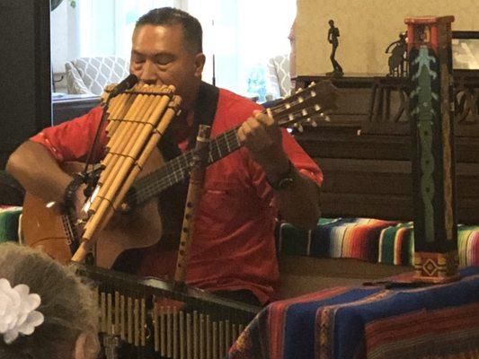 TINKU's Founder & Director, Francisco Astudillo, performing live at a Rehab center