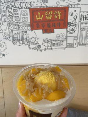 Jumbo pomelo and mango with sago