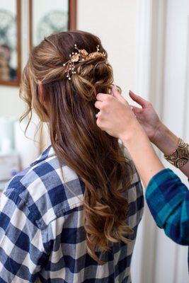 Wedding hair