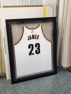 Framed jerseys