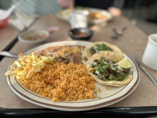 Carne asada tacos