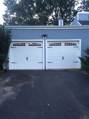 Beautiful Carriage doors in Newton, MA.