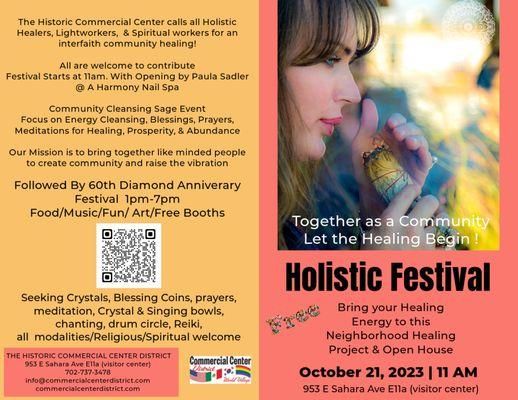 Holistic Hour @ 60th Anniversary 10/21