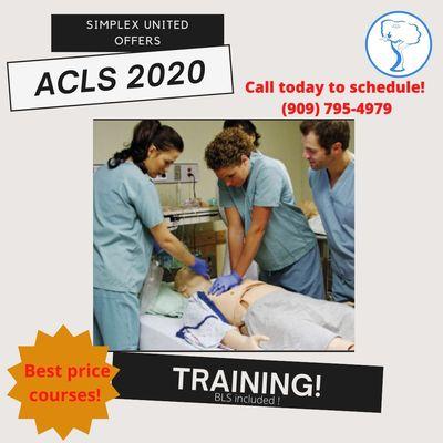 At Simplex United we are offering #ACLS_2020 full classes or hands on sessions. #BLS_2020 certification can be included if needed.