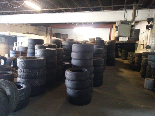 Over a thousand tires all sizes!