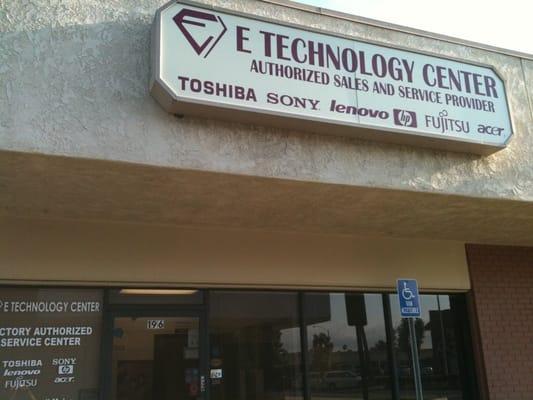 Front of e tech center