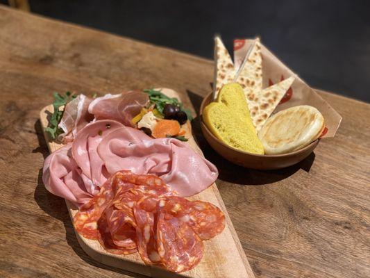 Levoni cured meats and house made breads