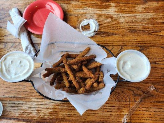 fried string bean appetizer