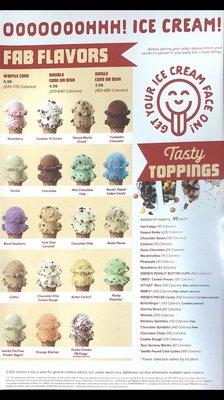 Ice cream flavors