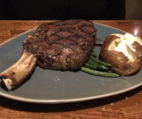 Wagu Tomahawk Steak $114.00 - no kidding