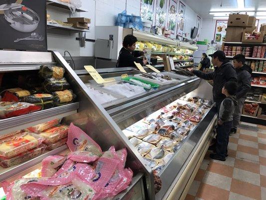 Fresh fish counter