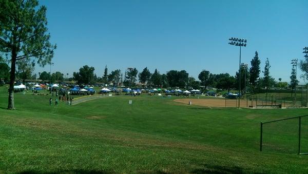 Summerfest community event by City of Riverside Parks & Rec. Plus baseball fields.