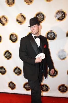 Walking the Red Carpet at the 2015 Hollywood Music In Media Awards