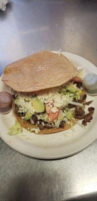 tostada de fajita