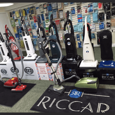 Riccar & Sebo Vacuum Sales & Service.  We service all brands.