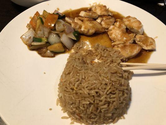 Lunch special Hibachi chicken