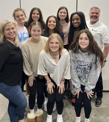 Sam and I loved working with this amazing group of volleyball players (and their awesome coach) from Tulsa Power Volleyball.