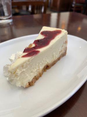 New York Cheesecake for our dessert.