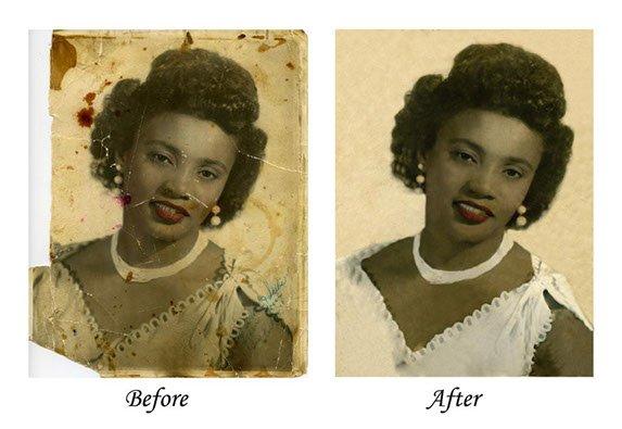 Photo Restoration services available.