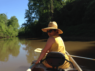 Canoe trip on the scenic Bogue Chitto River.