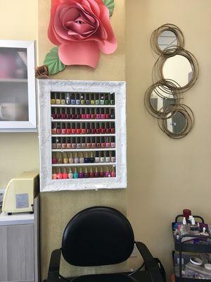 Some of our OPI  nail polish..