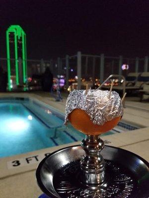 Orange and other Fruit-Head hookahs available too!