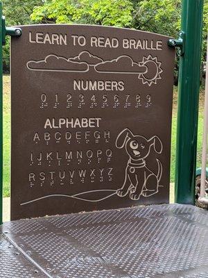 Learn to read Braille