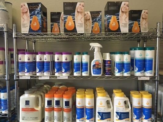 We stock all the water care products you will need to keep your water clean.