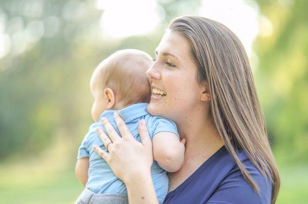 Mother and son