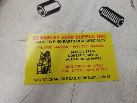 Berkeley Auto Supply