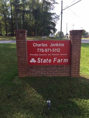 Charles Jenkins road sign