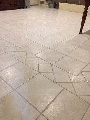 Clean tile and grout