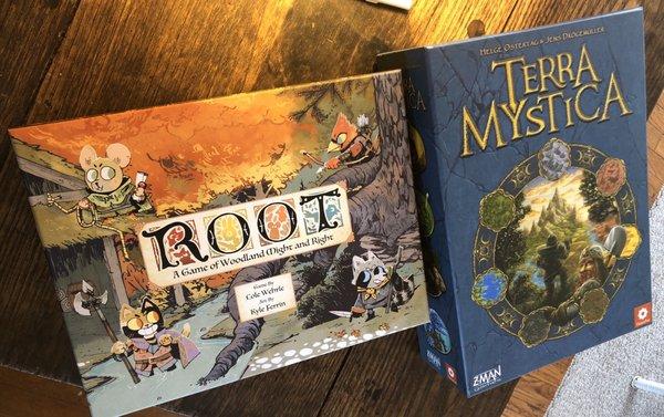 Bought Root and Terra Mystica at Citadel, highly recommend both!