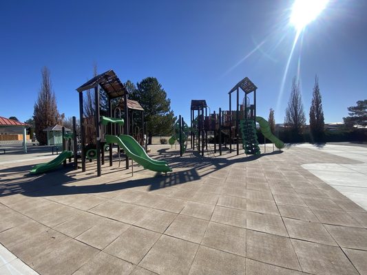 View of the whole playground.