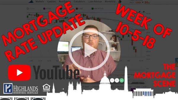 Weekly mortgage market updates on YouTube