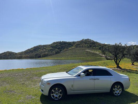 Our beautiful car for the day