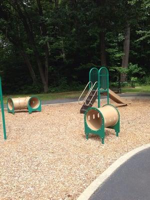 Toddler playground area. Separate from the main playground