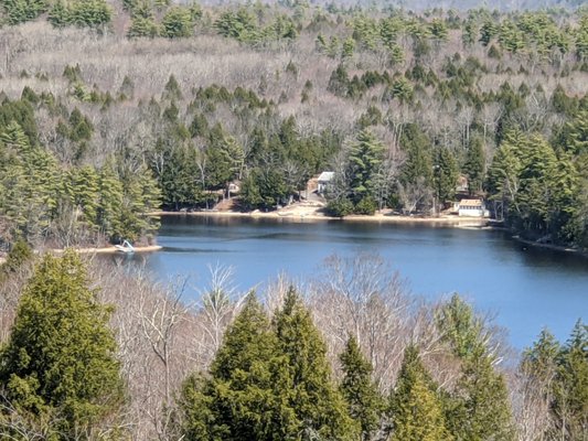 View of the lake