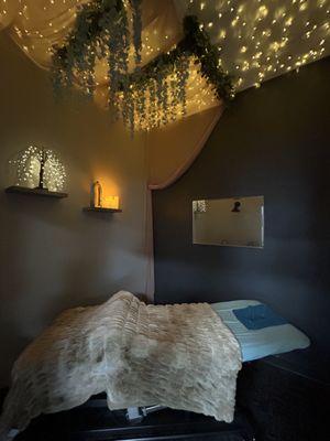 Come enjoy this beautiful relaxing massage room