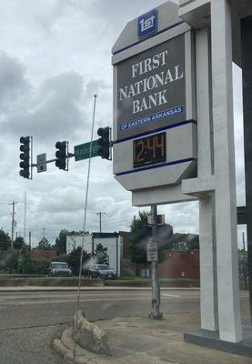 signage at street corner