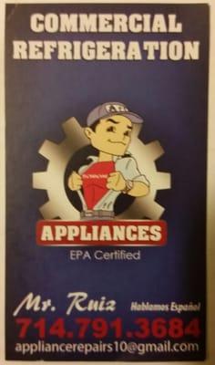 Appliance Part's & Repairs