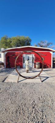 Book your Las Vegas Little Red Barn Wedding Chapel Alpaca Wedding in Las Vegas at Nature Health Farms Pahrump today! 775-764-9880